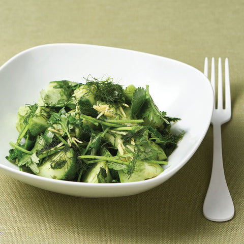 Cucumber, Cilantro and Gamtae Seaweed Salad
