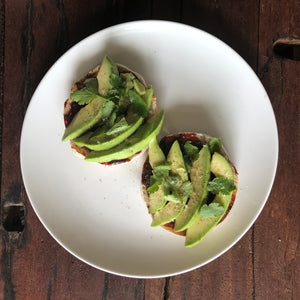 Strawberry Gochujang Avocado Toast