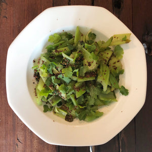 Simplest Warm Celery Salad