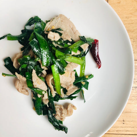 Pork and Garlic Chives