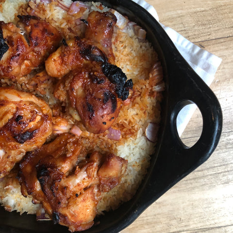 Sweet & Spicy Gochujang Roasted Chicken