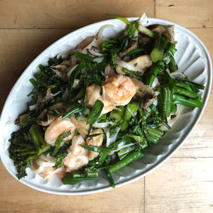 Shrimp and Veggie Rice Noodles