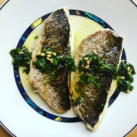 Snapper with Herb Vinaigrette