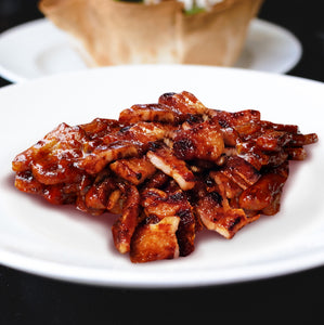 korean recipe sweet spicy gochujang pork gochujang fermented red pepper paste infrared-roasted sesame oil hoy ginkgo vinegar muesli plum vinegar brown rice vinegar ganging korean soy sauce