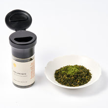 Gamtae Seaweed & Seafood Flakes open bottle next to bowl