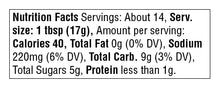 Strawberry Gochujang Nutrition Facts