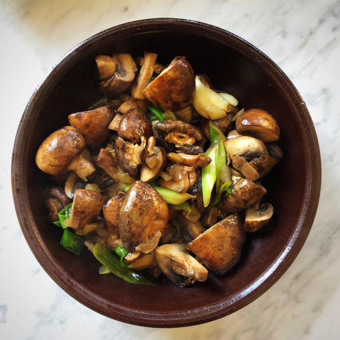 10 Minute Mushrooms with Vinegar