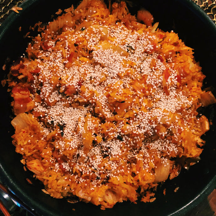Using Up Leftover Rice: Kimchi Fried Rice