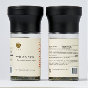 Gamtae Seaweed & Seafood Flakes bottle front and back