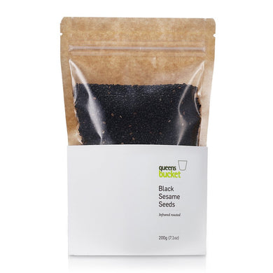 Queens Bucket Infrared-Roasted Black Sesame Seeds - Gotham Grove