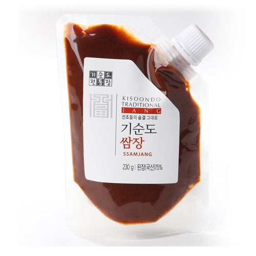 ssamjang sauce plain white background 1x1